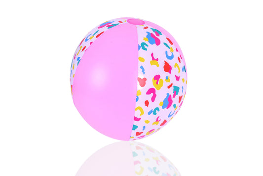 'Havin’ a Ball' Inflatable Beach Ball, Pool Float, 24.4 Inches, Multi-Color. Female. Family Friendly. Age Group 14+